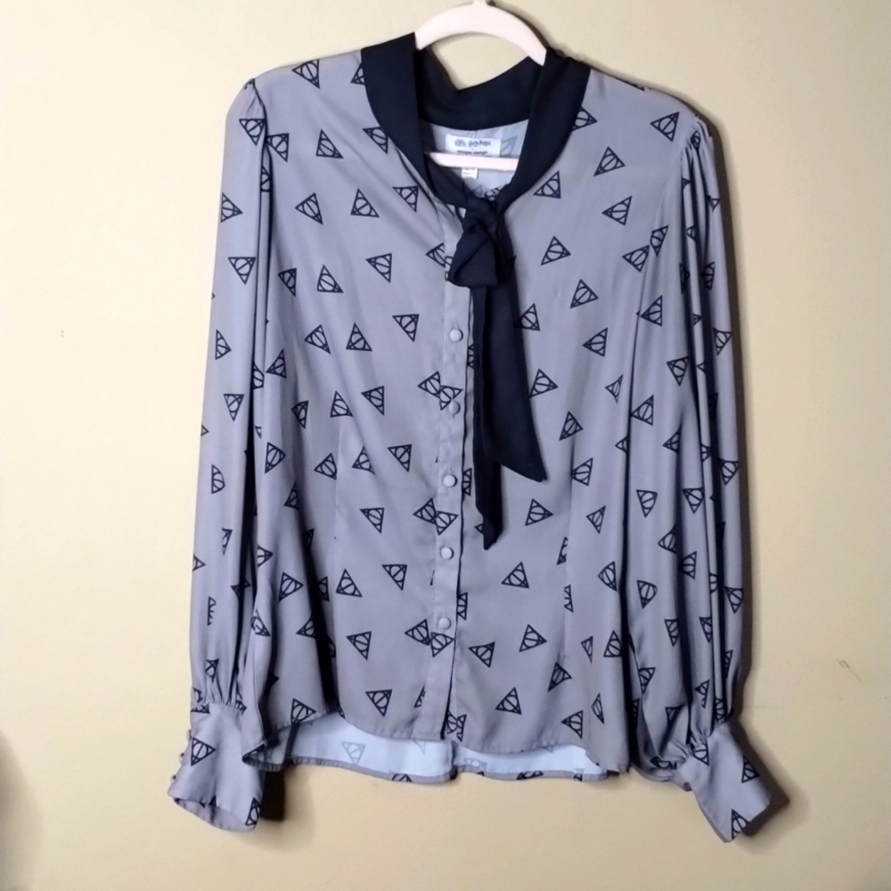 18. Harry Potter X Unique Vintage Deathly Hallows Gwen Blouse